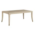American Drew Lenox Terrace Dining Table in Alabaster/Champagne