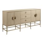 American Drew Lenox Carrera Sideboard in Alabaster/Champagne