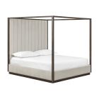 Sunpan Casette Canopy Bed King in Piccolo Prosecco