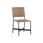 Sunpan Omari Dining Chair in Suede Light Tan Leather