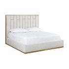 Sunpan Nemu Bed King in Rhea Light Barley