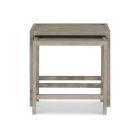 Bernhardt Furniture Albion Nesting Table in Pewter