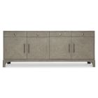 Bernhardt Furniture Albion Entertainment Credenza in Pewter