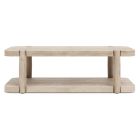 Bernhardt Furniture Antibes Cocktail Table in Pewter