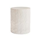 Bernhardt Furniture Antibes Drum Accent Table in Pewter