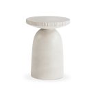 Bernhardt Furniture Antibes Round Accent Table in Pewter