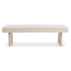 Bernhardt Furniture Antibes Bench in Pewter