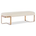 Hooker Furniture Eleana Bed Bench in Sunlit Bronze