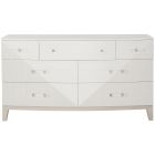 Bernhardt Furniture Axiom Dresser in Linear White & Gray
