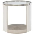 Bernhardt Furniture Axiom Side Table in Linear Grey