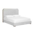 Sunpan Davina Bed King in Ernst Silverstone