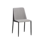 Sunpan Renee Dining Chair in Armour Grey / Dark Slate
