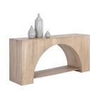 Sunpan Salma Console Table in Light Wash