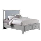 Vaughan Bassett Bonanza Blue Uph Storage Bed