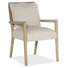 Hooker Furniture Surfrider Woven Back Arm Chair in Driftwood