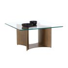 Sunpan Denver Coffee Table in Antique Brass