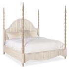 Hooker Furniture Serenity Jetty Poster Bed in Light Wood