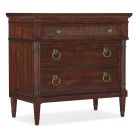 Hooker Furniture Charleston Three Drawer "32 Nightstand in Maraschino Cherry