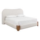 Sunpan Knowles Bed King in Eclipse White