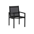 Sunpan Outdoor Merano Dining Armchair in Black