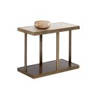 Sunpan Kamali Side Table in Antique Gold