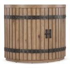 Hooker Furniture Vineyard Row Demilune Nightstand in Sonoma