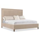 Hooker Furniture Archives Upholstered Bed in Classic Walnut