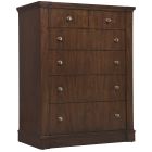 Hooker Furniture Archives Six-Drawer Chest in Classic Walnut