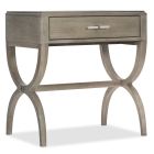 Hooker Furniture Affinity Leg Nightstand in Greige Sand-Blasted
