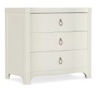 Hooker Furniture Serenity Antigua Three Drawer Nightstand in Shell
