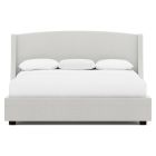 Bernhardt Furniture Cooper Fabric Shelter Bed in Espresso