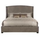 Bernhardt Furniture Cooper Leather Shelter Bed in Espresso