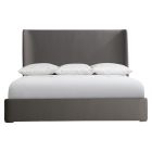 Bernhardt Furniture Puro Fabric Shelter Bed in Smoke