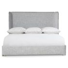 Bernhardt Furniture Croix Shelter Bed King in Gray