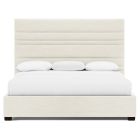 Bernhardt Furniture Murray Fabric Panel Bed in Espresso
