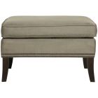 Bernhardt Furniture Kingston Fabric Ottoman in Mocha