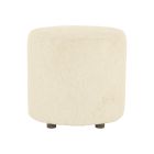 Bernhardt Furniture Pisa Fabric Ottoman in Ivory