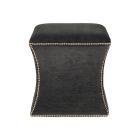 Bernhardt Furniture Roscoe Fabric Ottoman in Black