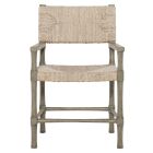 Bernhardt Furniture Palma Arm Chair in Rustic Grey