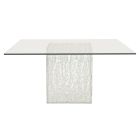 Bernhardt Furniture Arctic Suqare Dining Table in Clear