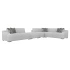 Bernhardt Furniture Andie Fabric Sectional in Greige