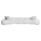Bernhardt Furniture Calder Fabric Sectional in White