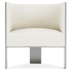Bernhardt Furniture Cosway Leather Chair in White