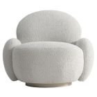 Bernhardt Furniture St. Jean Fabric Swivel Chair in Greige