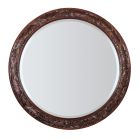 Hooker Furniture Charleston Round Mirror in Maraschino Cherry