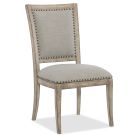 Hooker Furniture Boheme Vitton Upholstered Side Chair in Mercantile White