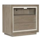 Hooker Furniture Serenity Balboa Two Drawer Nightstand in Malibu