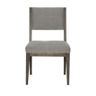 Bernhardt Furniture Linea Side Chair in Cerused Charcoal