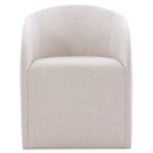 Bernhardt Furniture Logan Sqaure Finch Arm Chair in Ivory