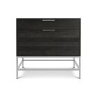 Bernhardt Furniture Logan Sqaure Coleman File Cabinet in Cinder